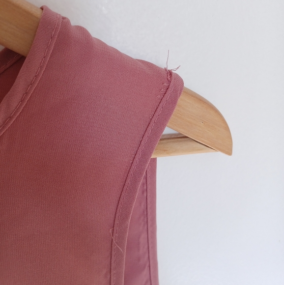 Dusty Rose Vero Moda Tank Top Blouse - Picture 10 of 14